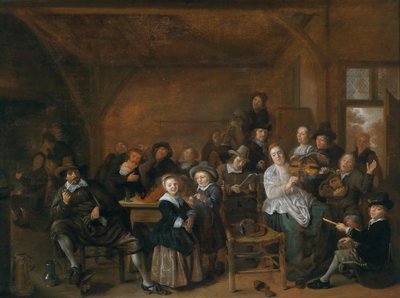 Merry Company in a Tavern by Jan Miense Molenaer